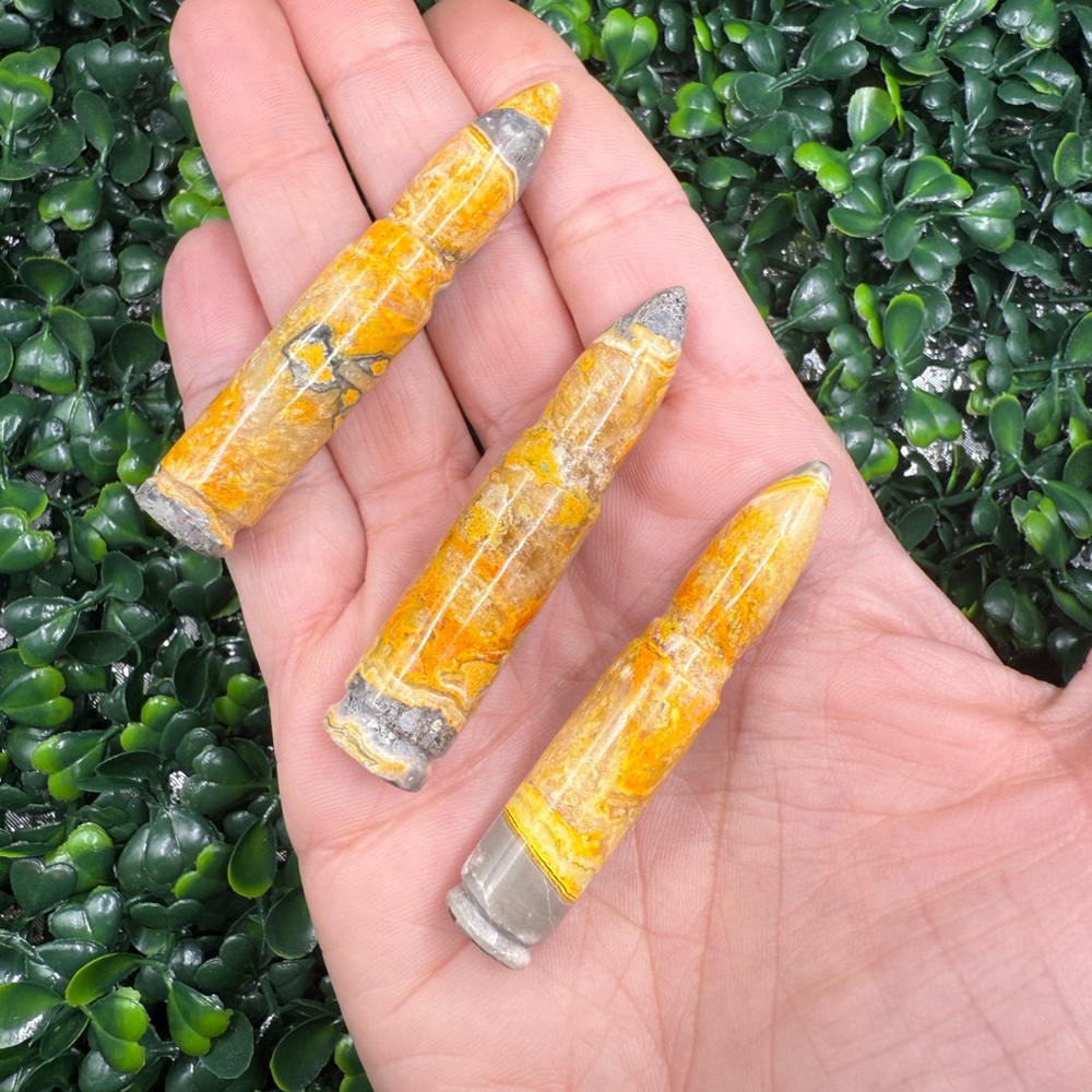 Bumblebee Jasper Bullet Carving